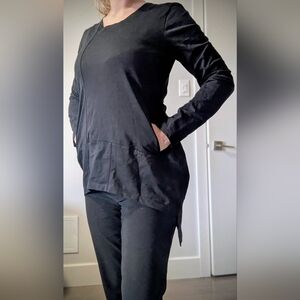 Stylish Black Long Sleeve Women's Top
